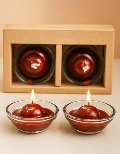 Gulab Jamun Scented Candle (Pack of 2)
